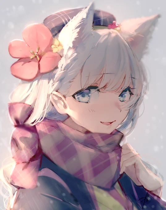 【アイコン制作】師走 冬歌さん(@IloveAnime1208)のご依頼でアイコンの制作をさせていただきました。 