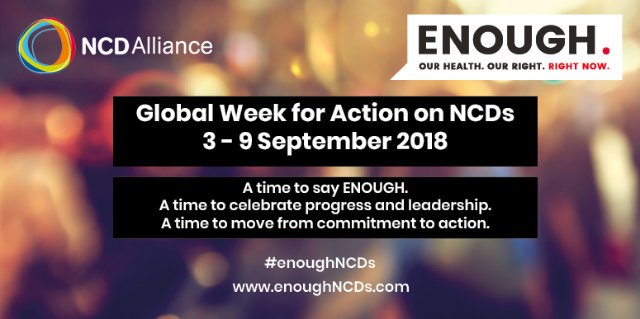 YPCDN_Rwanda's tweet photo. We are happy to be part of the Global Week For Action on NCDs, campaign happening these week. We will be raising awareness about Non-Communicable Diseases. Stay tuned

#enoughNCDs
#beatNCDs
#NCDvoices

@RwandaNCDA @ncdalliance @WHORwanda @ncdactionafrica @NCDFREE @RwandaHealth https://t.co/3KDOP19kCK