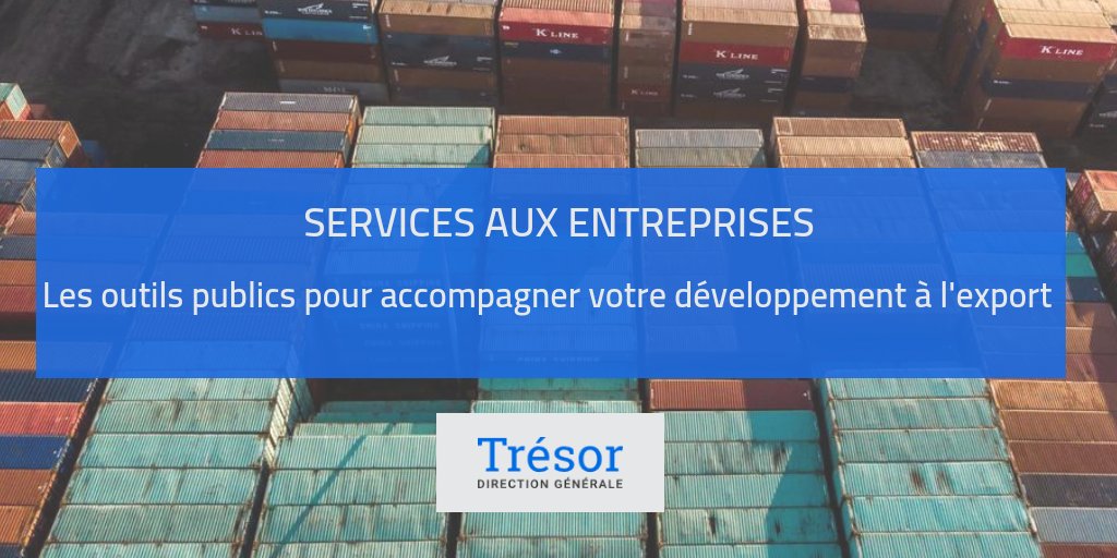France_Inte's tweet image. #Entreprises, vous souhaitez développer votre activité #export ? Accompagnement, financement, couverture des risques. Retrouvez les outils publics à votre disposition pour vous aider à concrétiser vos ambitions à l'international ➡ tresor.economie.gouv.fr/services-aux-e…