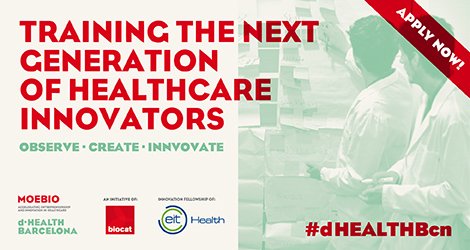 moebiobarcelona's tweet photo. 📢 #Engineers, #designers, scientists &amp; business people of the world…#dHEALTHBcn needs you to improve people’s life! https://t.co/SxNWD2Zbdd https://t.co/fADD891grq