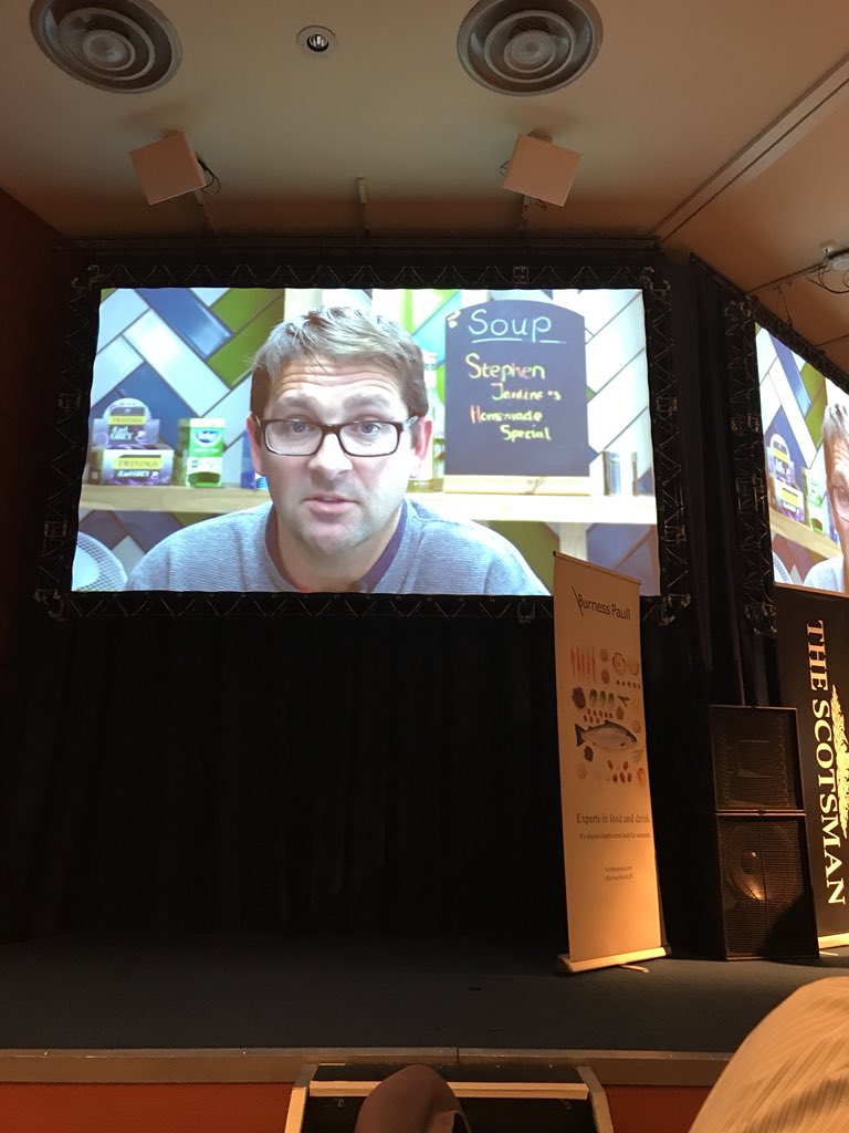 ScotsmanDebate's tweet photo. Our conference wouldn’t be the same without @scotfoodjames opening from afar #scotfood https://t.co/wJDmFtXuWu