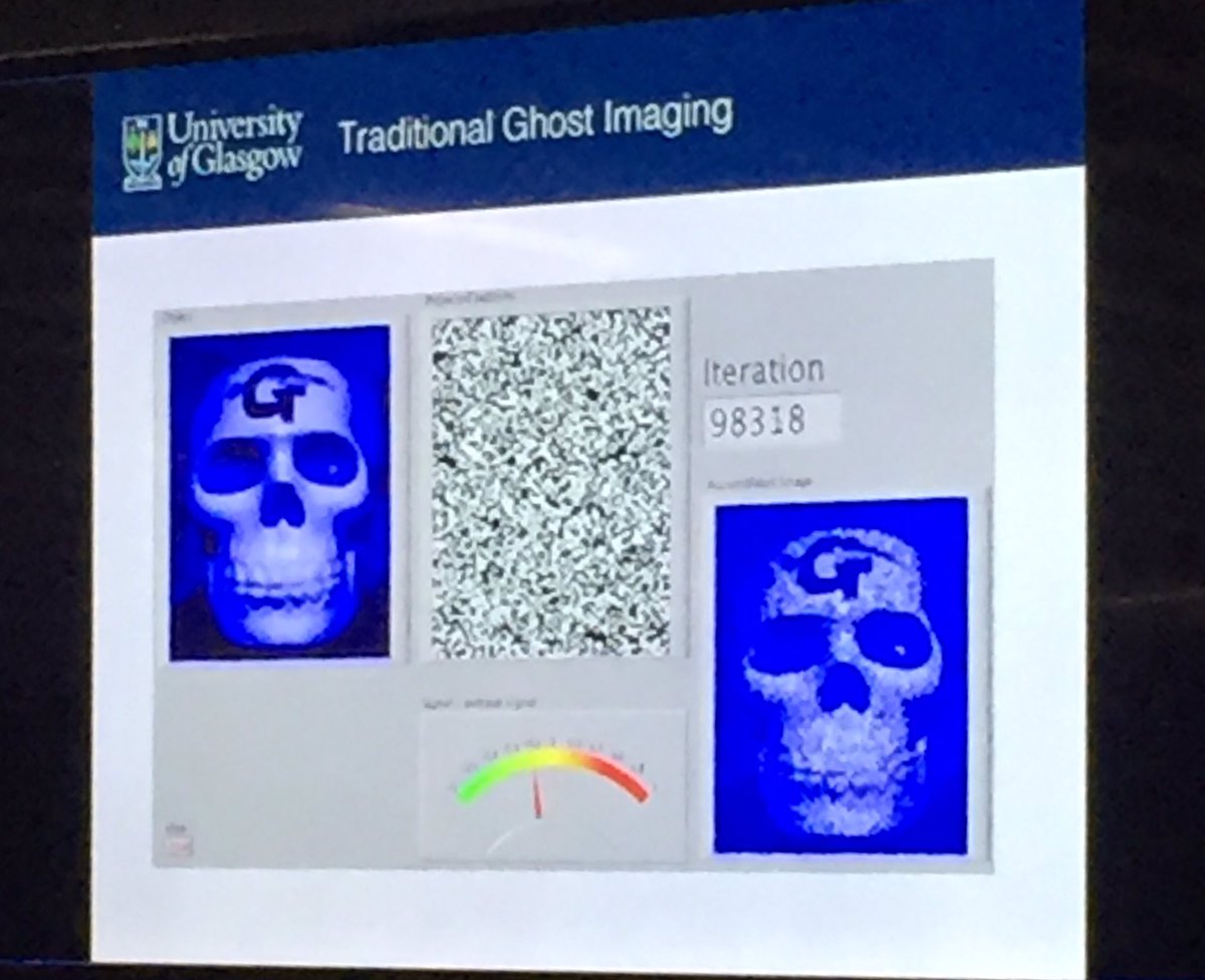 PhotonicsIre18's tweet photo. Kicking off day 2 of Photonics Ireland is Professor Miles Padgett from @UofGlasgow speaking on "how many pixels does your camera have? Ours has only one!" #photonics #PI2018 #optics #pixels https://t.co/hmWgMVg5BD