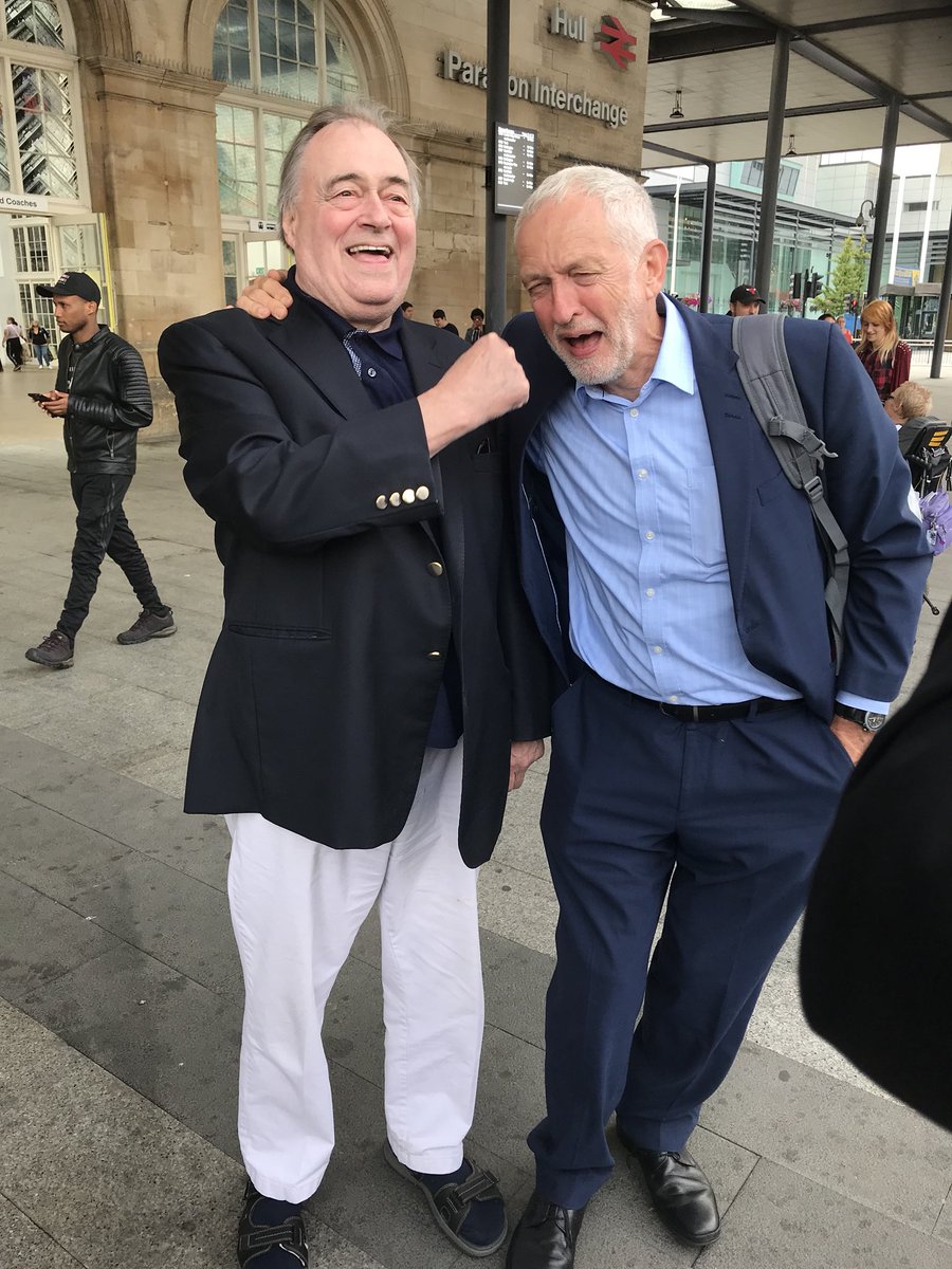 John Prescott Good To Welcome Jeremy To Hull Yesterday Making The Case For Labour S Crossrail For The North Which I Called For In My Northern Way Plan Until The Tories