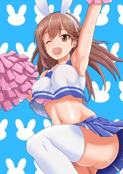 おじさんはな
こういう普通のチア服でよかったんだよ_(:3 」∠)_
ちなみに、アンナチャンです
#アリスギア 