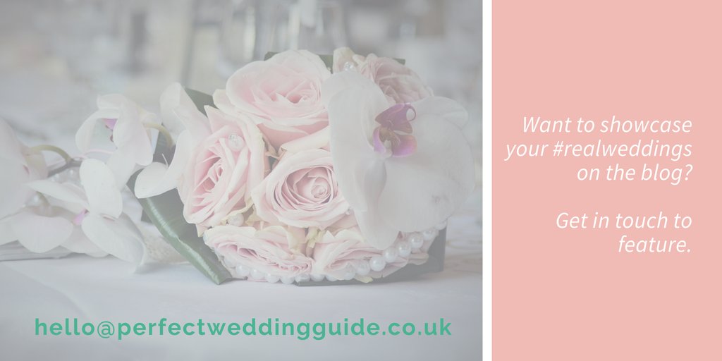 Local wedding suppliers can showcase their real weddings in the blog - photographers, planners, bridalwear shops, florists - email us at hello@perfectweddingguide.co.uk