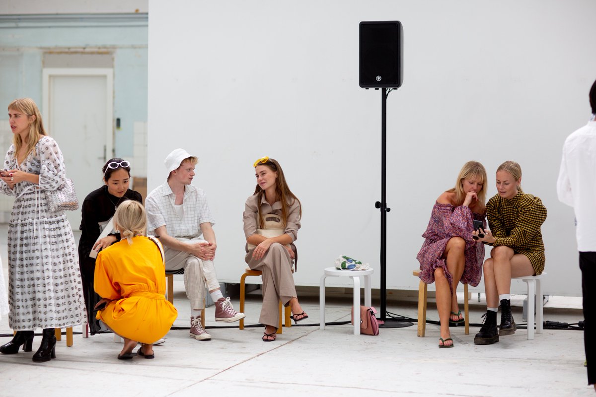 Working title: "The Waiting Game" 🎨👩‍🎨 #cphfw #cfw