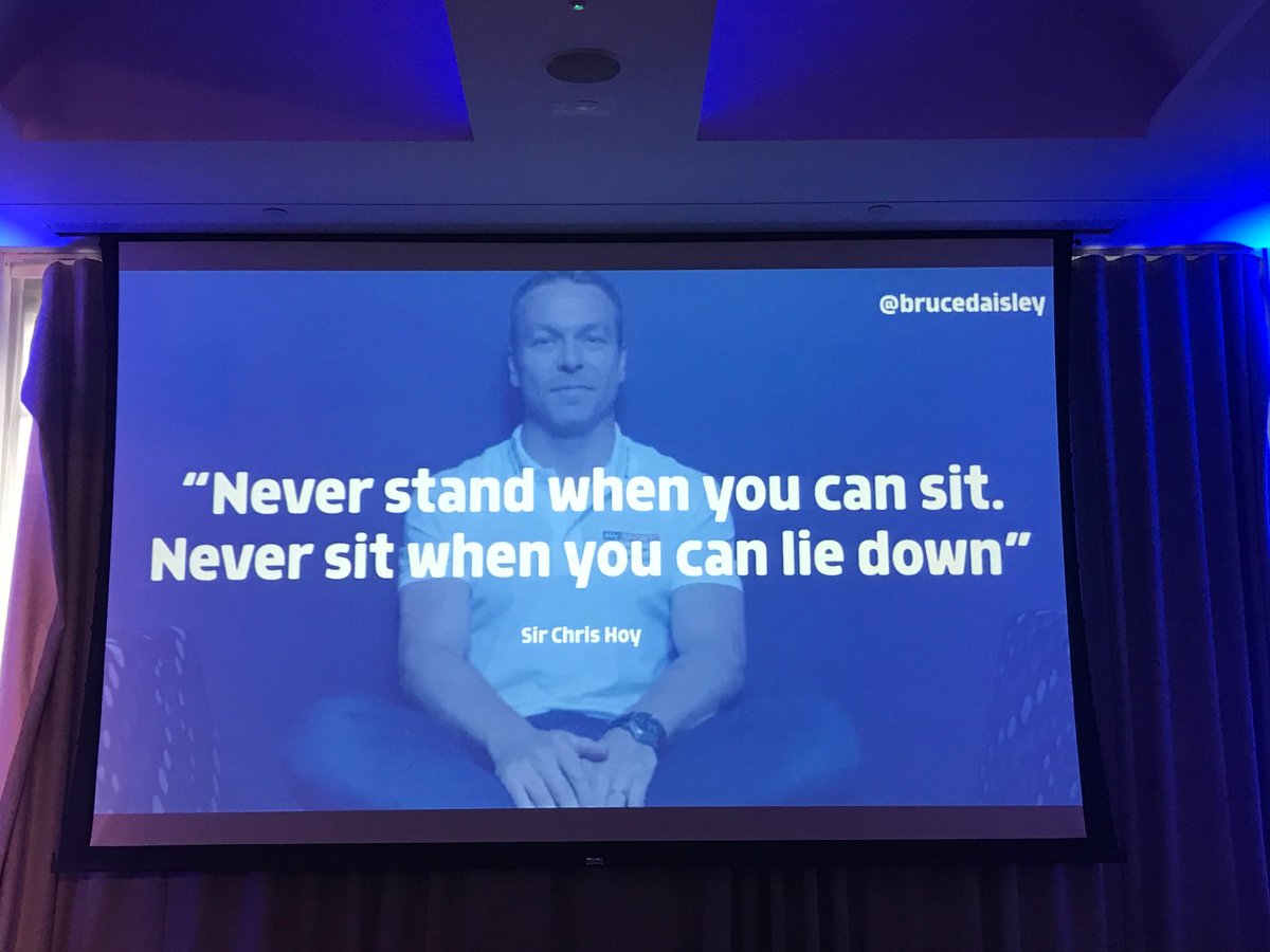 <a href="/brucedaisley/">Bruce Daisley</a> at #DisruptionSummit. "Treat your productive and creative energy as finite. Maximise your energy for when you need it!"