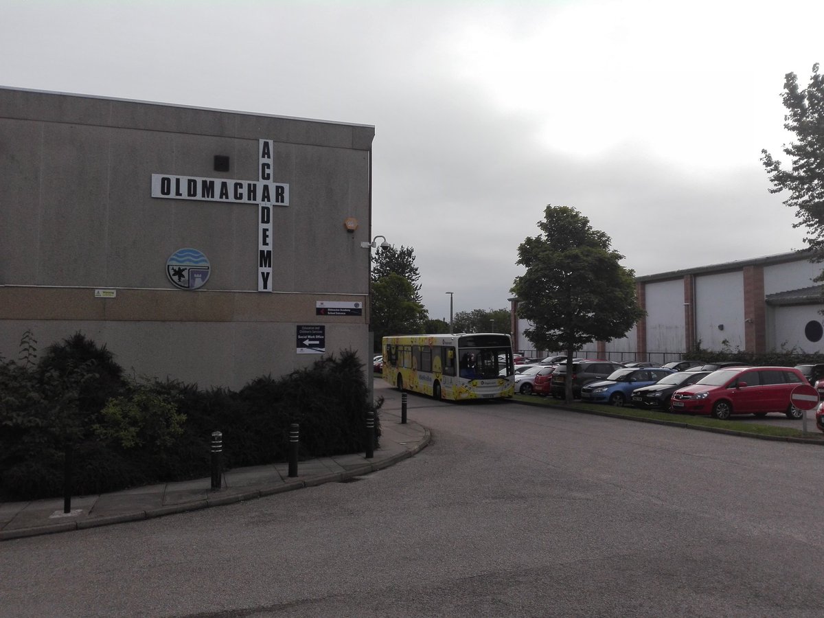 BeNiceBusDriver's tweet photo. After an amazing visit last year The #BeNiceBus is back at Oldmachar Academy in Aberdeen. We're spending the day, Continuing on our UK Tour Providing Anti Cyber Bullying Workshops. @Stagecoach_West @stagecoachgroup @StagecoachEScot @DianaAward @AntiBullyingPro @oldmachar https://t.co/TnHsoP6Aj3