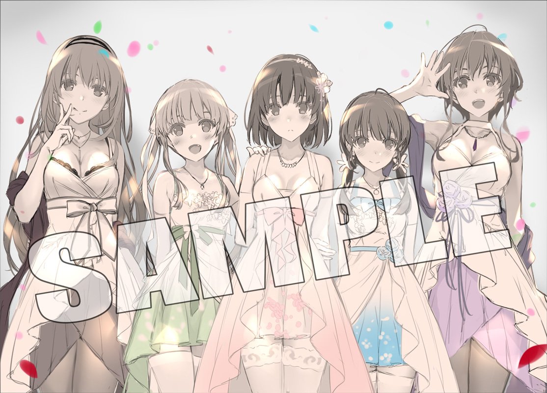 劇場版 冴えない彼女の育てかた Fine 公式 A Twitter Aniplex にて 冴えない彼女の育てかた Dvdを全巻ご購入頂い た皆さま 長らくお待たせしており誠に申し訳ございません 特典 深崎暮人描き下ろし おめくりタペストリー のイラストラフを公開しました