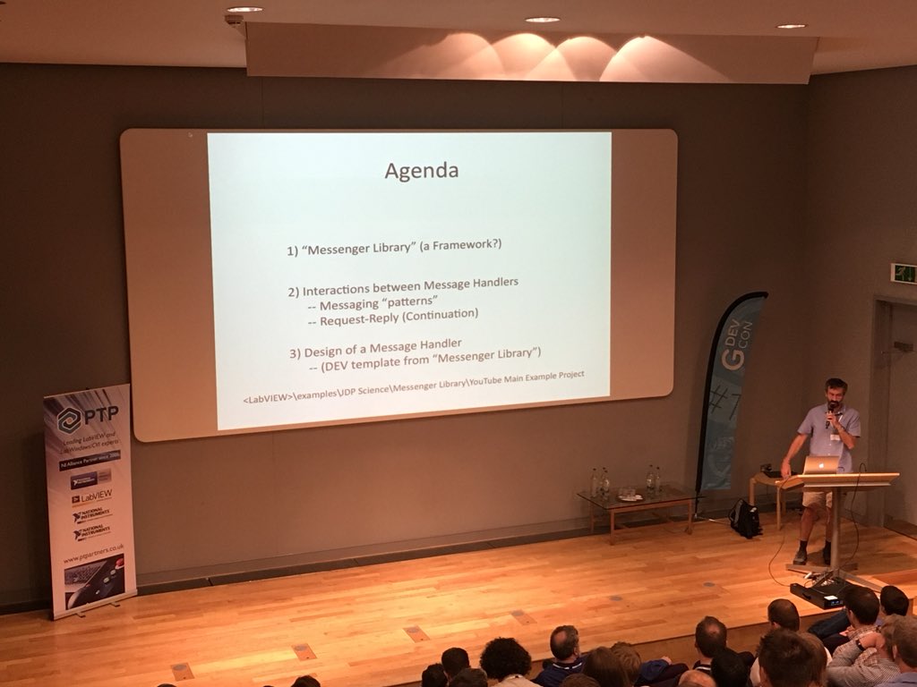 GDevConference's tweet photo. Dr. James Powell presenting on Message Handlers https://t.co/K9OyGmo49r