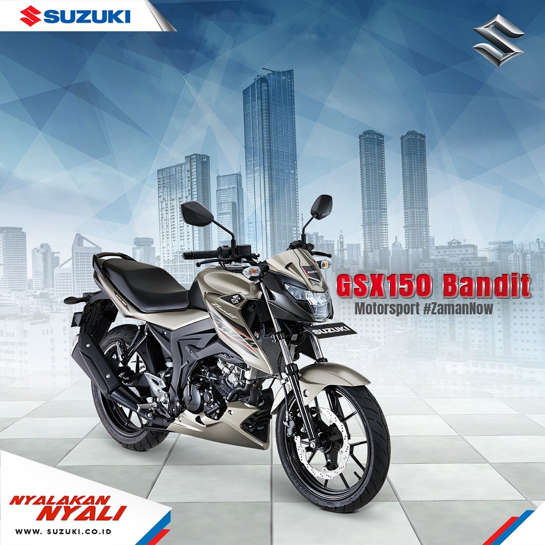 Desain modern plus udah pake LED Headlight jadi cerminan GSX150 Bandit, motor #ZamanNow banget brads!
Siap-siap datengin dealer terdekat ya!
#SuzukiMotor #NyalakanNyali #GSX150Bandit #DesainModern #LEDHeadlight