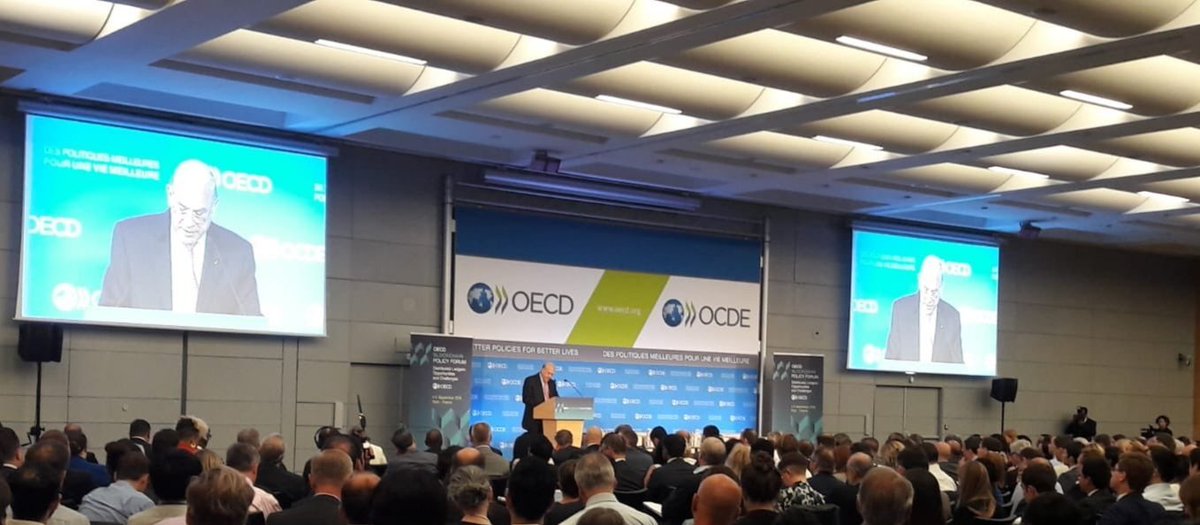 AmphibianLawyer's tweet photo. Mr Gurria Secretary General @oecd kicking off the 1st OECD Blockchain Policy Forum #OECDblockchain #goingdigital #Blockchain https://t.co/H2l7htuR4P