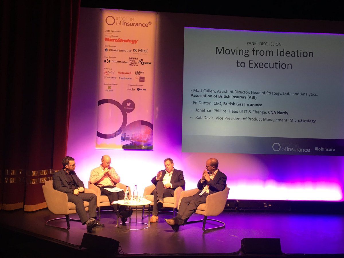 dominie_roberts's tweet photo. #IoBInsure Stellar panel lineup tackling execution of IoT #britishgasinsurance @MicroStrategy #cnahardy @BritishInsurers @DataSnooker #iot #insurtech #DigitalTransformation https://t.co/JeEpEOVATO