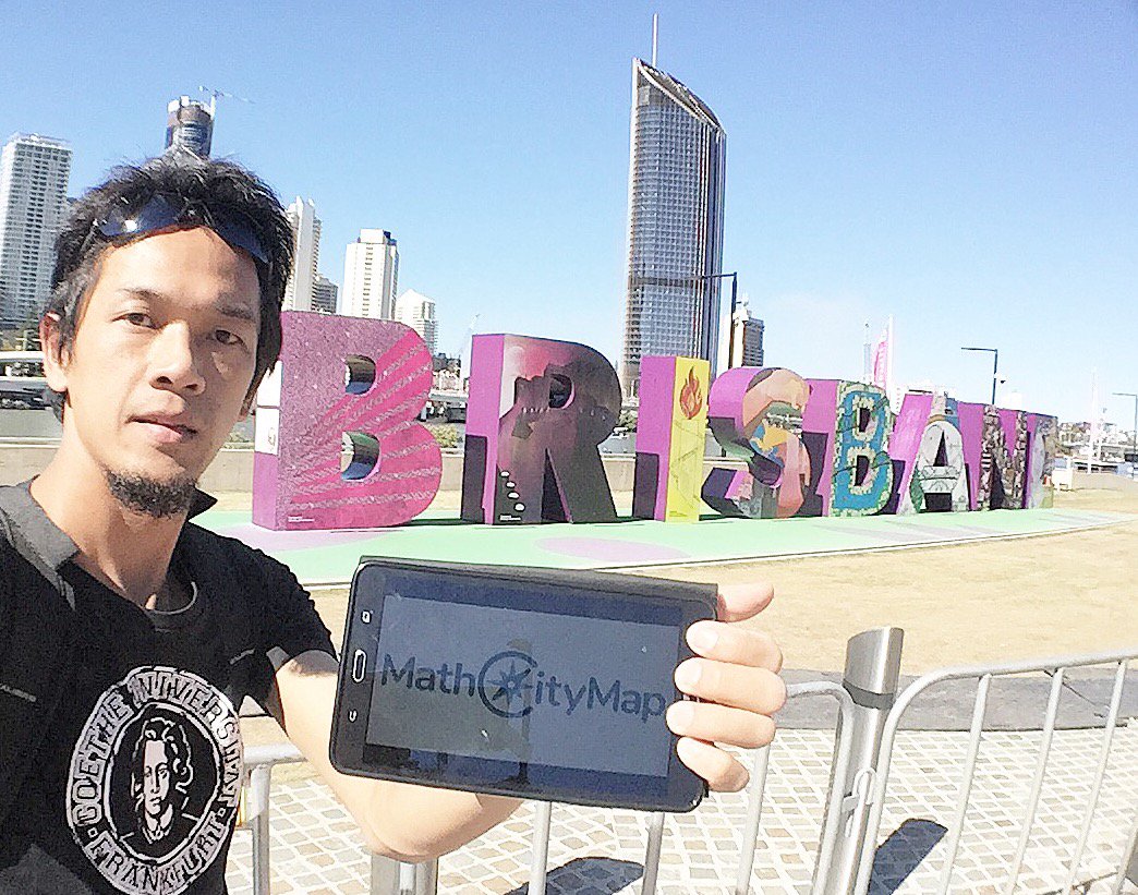 adinurcahyono's tweet image. G'day Mate! New #MathCityMap Trail is available in 🇦🇺 Australia. Visit mathcitymap.eu, install the #MCM app for your iPhone and Android, and enjoy South Bank Parklands #MathTrail with @mathcitymap. Greetings from @brisbanecityqld :) @goetheuni @unneskonservasi @usqedu