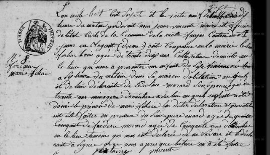 LDGenealogie's tweet photo. #1J1Collatéral #FERLIN Marie Félicie la pauvre petite fille de mes Sosa 54-55, Jean Louis &amp; #MORARD Marie Jeanne Caroline n'aura vécu que 11 mois, en effet née le 28/09/1860 à La Motte Fanjas (26) elle y décède ce 4/09/1861, elle était la grande soeur de mon #AAGM Marie Juliette https://t.co/2i3gpEMOOX