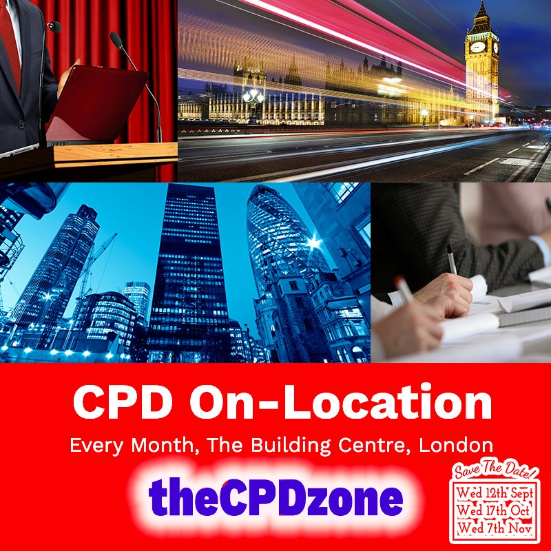 Get your FREE tickets and show your interest for the 12th September CPD launch event  @BuildingCentre  in London! goo.gl/MsZoYe    @LondonArchitect @visitlondon  #architects #specifiers #architectslondon #londonevent #cpd  #freeevent