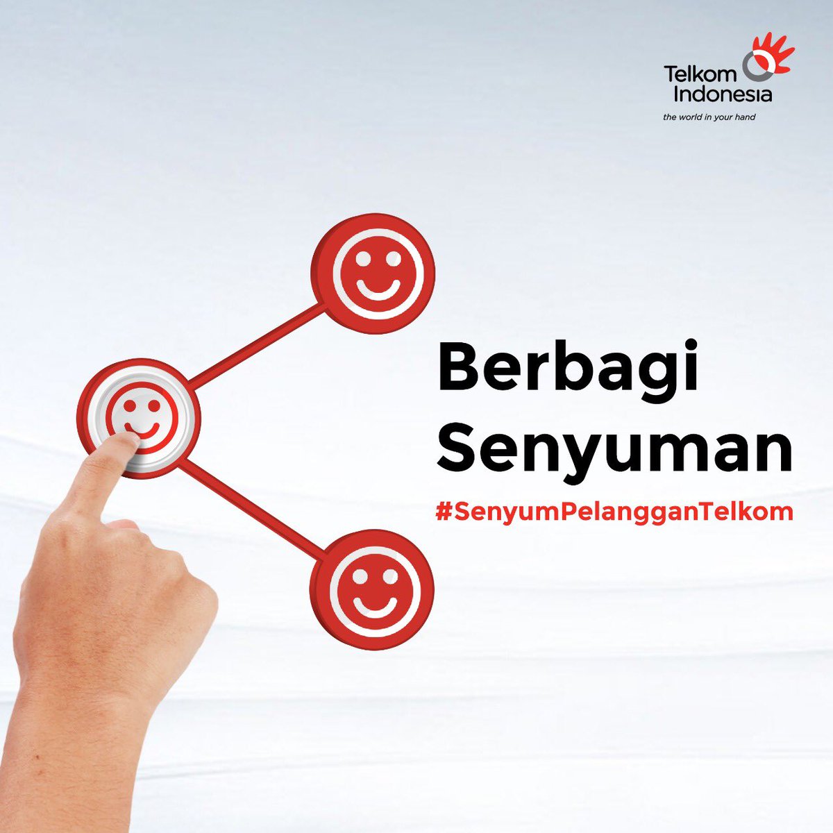 Meramaikan #HariPelangganNasional , #KuisTelkomIndonesia kali ini mangajak Sobat untuk berbagi senyuman. Kuis ini hanya berlangsung hari ini ya Sobat! #SelaluAda #SenyumPelangganTelkom