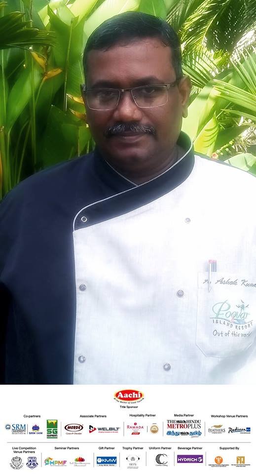SouthIndiaChefs's tweet photo. It is your hard work & dedication that has paved way to the humongous success of our event. Here is a huge shout out to #ChefAshokKumar for being a part of SICA’s 5th edition of Culinary Competition and Exhibition 2018 #India’s first @WACSworldchefs endorsed National Competition https://t.co/i8RRrb0IO1