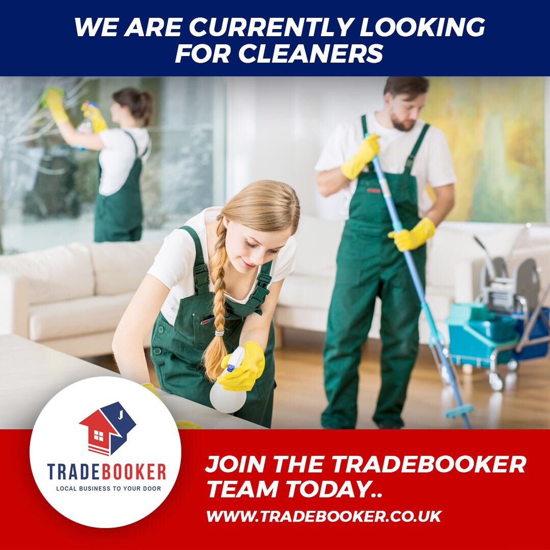 Tradebookeruk's tweet photo. We currently have an opening for cleaners in the Richmond area 
Top rates paid straight into your bank account 
For more information please contact us via https://t.co/AqjVqtOzTC https://t.co/QRd7ddeWDt
