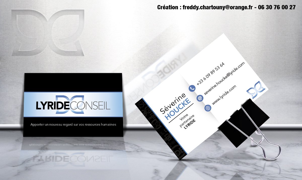 infographisteF's tweet photo. #Graphiste. Création carte de visite pour LYRIDE CONSEIL "Apporter un nouveau regard sur vos ressources humaines" https://t.co/Iqs9z9LFdd