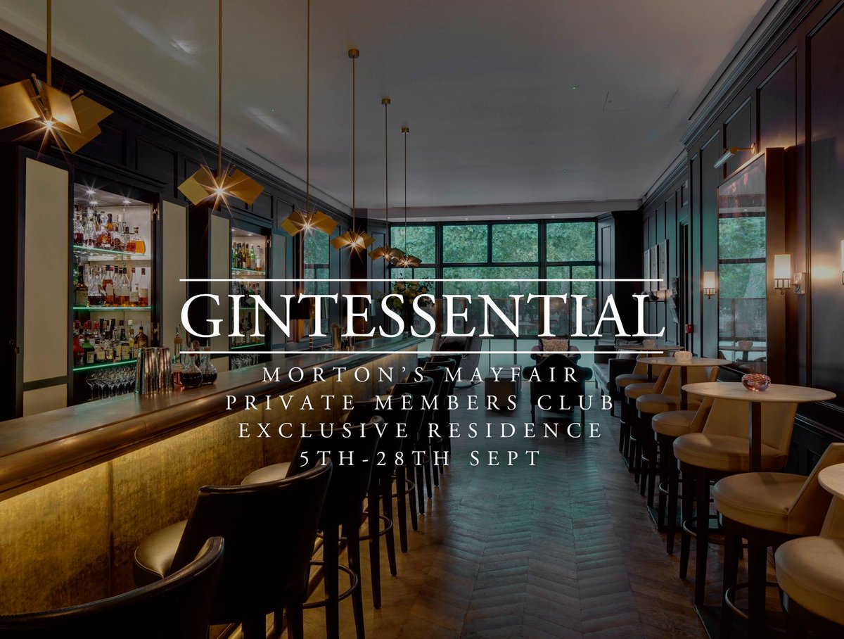 LondonPopups's tweet photo. Starts Thurs - Berkley Square Gin aka @BSQGin is popping up at Morton's, the private members club in #Mayfair. Open to the public Mon-Fri from 5.30pm til 28th https://t.co/rDrRDn2SUA #GINTESSENTIAL https://t.co/tfynWf78iG