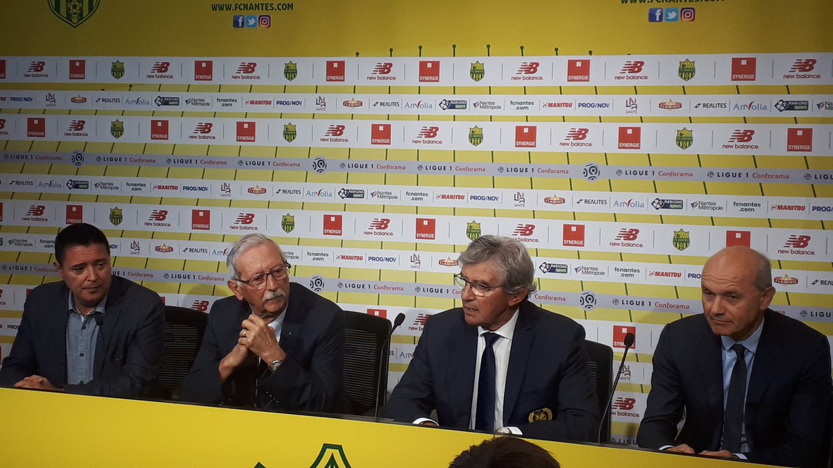 FCN_Business's tweet photo. Conférence de presse de l' association @FCNantes Présentation de la section @FCNFeminines et de ses nouveaux Partenaires @CreditMutuel et #Vivacy https://t.co/7umE49kCbd