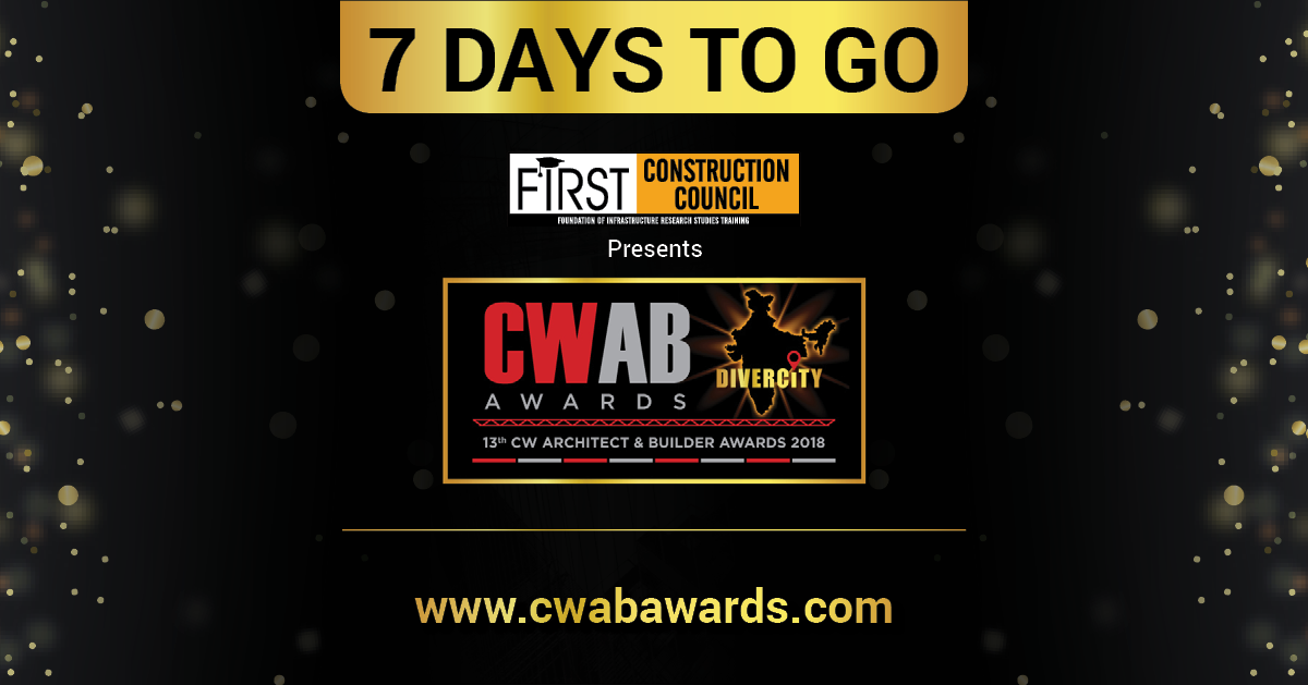CWmagazine's tweet photo. Just a week away from the Prestigious 13th CWAB Awards.
To request an invite, visit - https://t.co/jzvJsnQjV8
#CWAB2018 #BuilDesign https://t.co/UchTeHBuEc