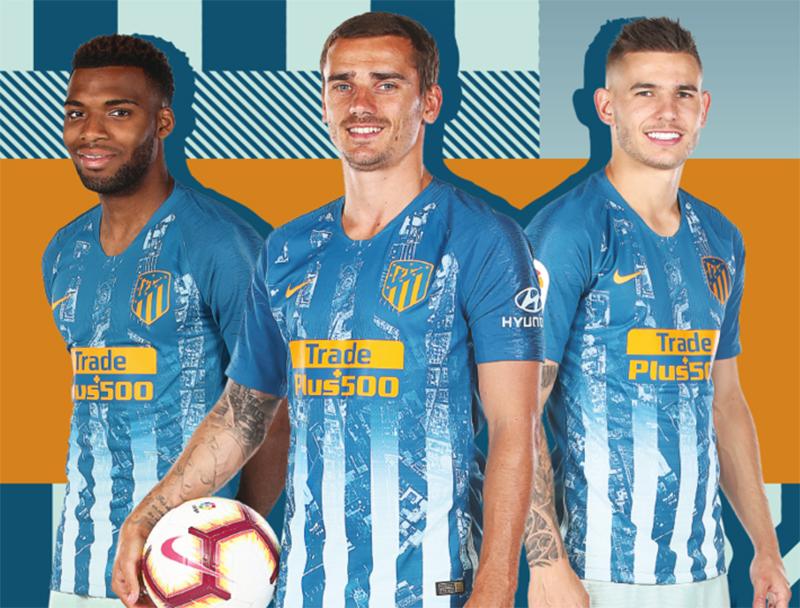 ESPNFC's tweet image. Thoughts on Atlético Madrid's new third kit?