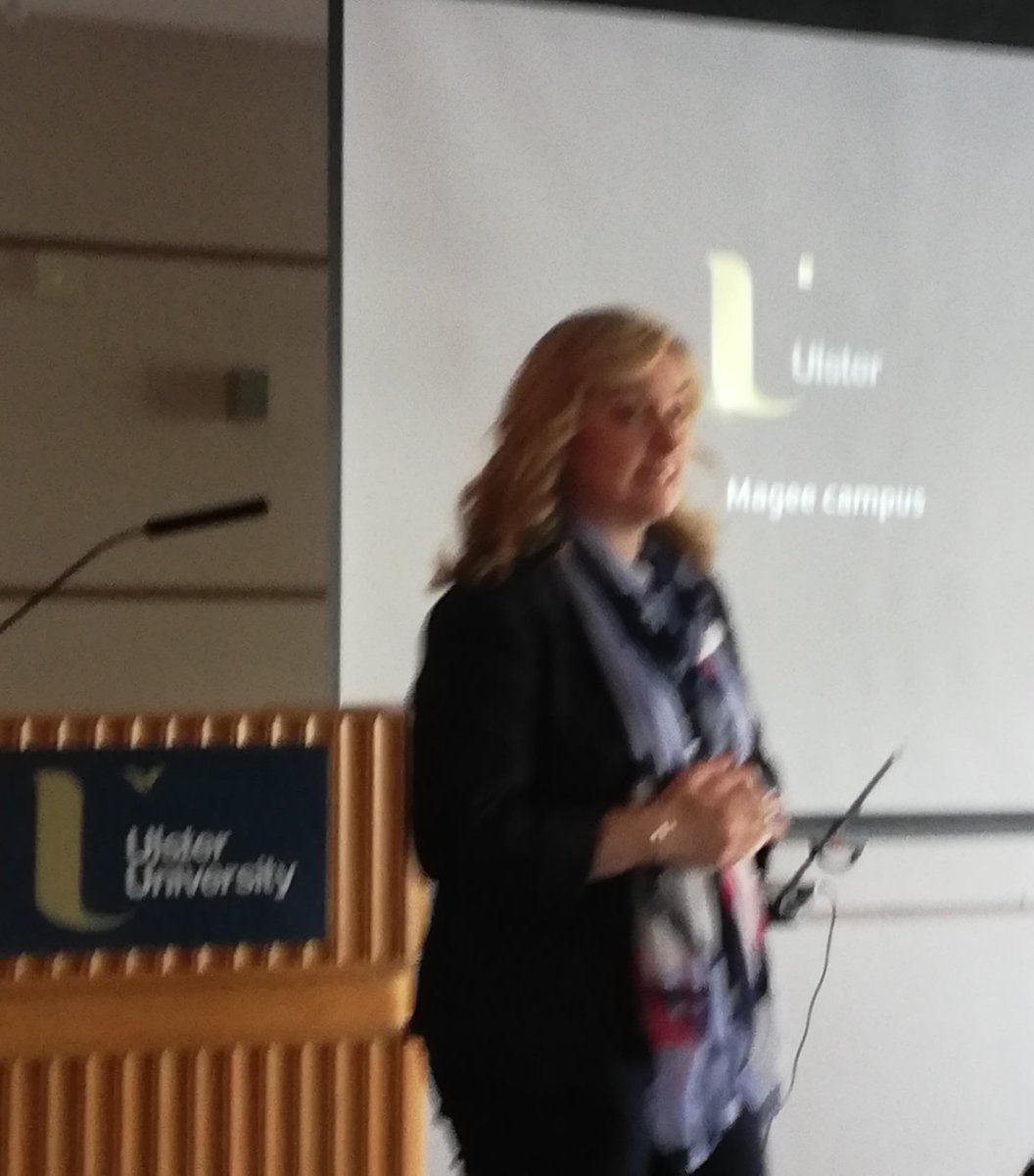 AisConaty's tweet photo. Dr Lisa Bradley, raising awareness of Magee Campus @UlsterUni #ReadyForUU #opendays2018 https://t.co/td0QijBbg5