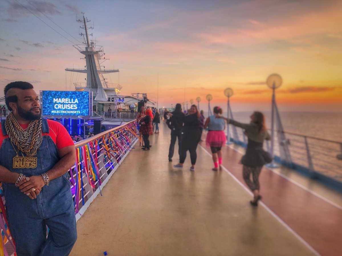 @TUIUKNewsroom I pity the fool who was not at last nights acts on @marellacruises #marellacruises loved @djsaracox 80s 👑 #Electricsunsets #80s #80scruise #80stribute #mrt #lookalike  we are heading back to the 🇬🇧 & doing it 80s style!! #meetandgreet #tui #cruiselife #cruising