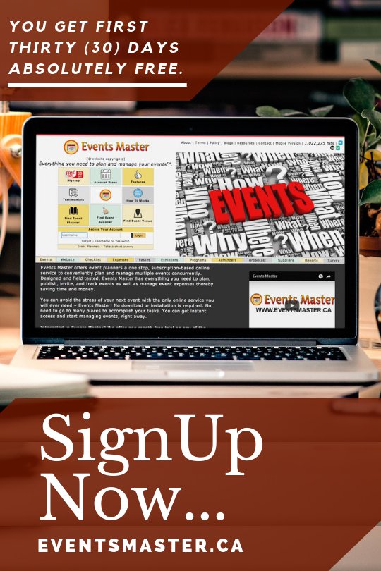 events_master's tweet photo. Get first thirty (30) days absolutely free. During this free trial, you can use various built-in tools and get familiar with Events Master. So what are you waiting for, visit our website https://t.co/NeWbWnogt9 and start your free 30-days trial today.
#eventsmaster #eventmanager https://t.co/yg1I9pXMv5