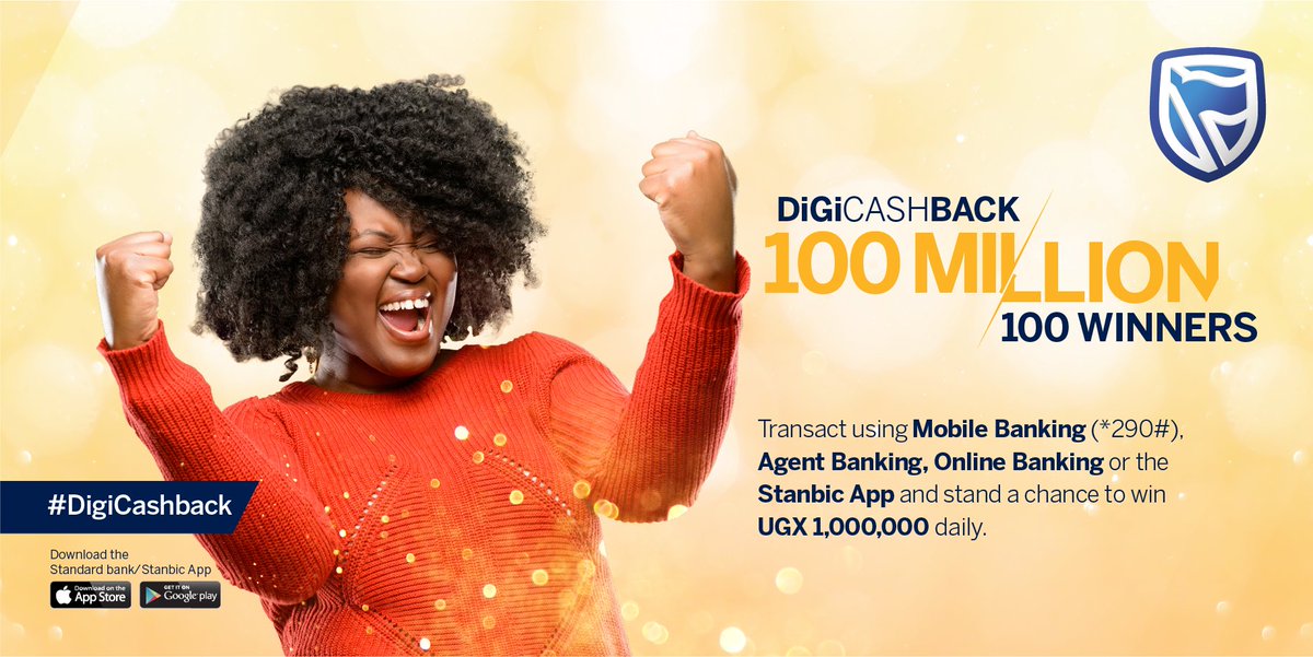 stanbicug's tweet photo. That's not all, when you pay more than 400,000/=, you stand a chance to WIN 1 million shillings.
#DontLineUp
#DigiCashBack https://t.co/IKUa7hKru4