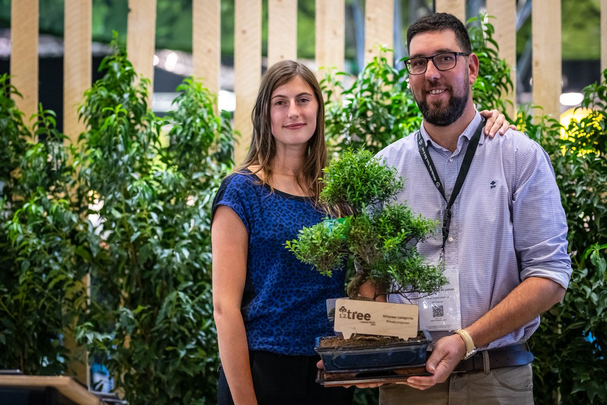 GreenExpoBE's tweet photo. De winnaars van de 1.2.Tree Award zijn bekend! Lees er hier alles over: https://t.co/o2WXOpQAs9. 

#green18 #12treeAward https://t.co/CEs4Qlw8ZY