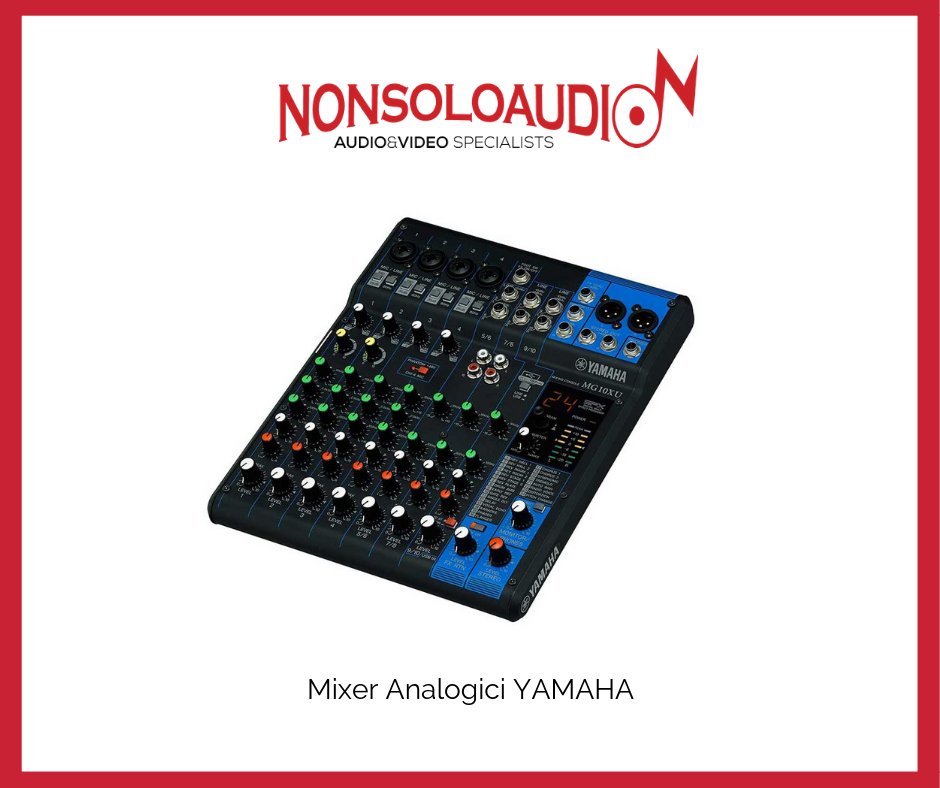 nonsoloaudio's tweet photo. Scopri le console di mixaggio YAMAHA ;)
La serie MG, è sinonimo di eccellenza nel #design e comprende alcune delle stesse tecnologie sviluppate per l’uso nelle console professionali high-end.
👉Scopri tutta la gamma: https://t.co/99Mnku0tRT
#NonsoloAudio #console #mixer #yamaha https://t.co/mRG7rTvfzA