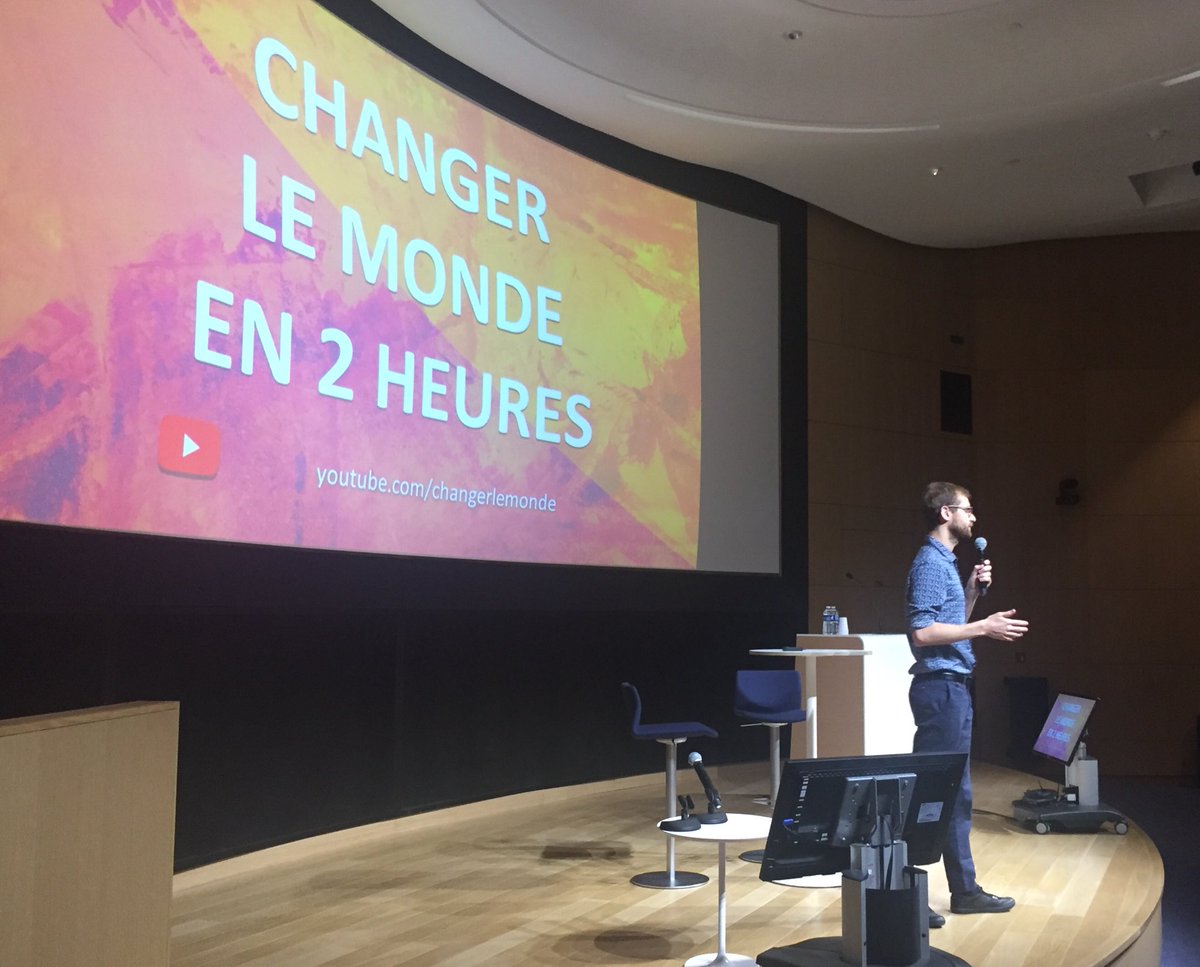allianzfrance's tweet photo. [Conférence] Changer le monde @en2heures par @PierreChevelle avec l’intervention de Yaël Dhéry, coordinatrice #WorldCleanUpDay France ✨ #WCUD #Ecologie https://t.co/tz71IlVamt