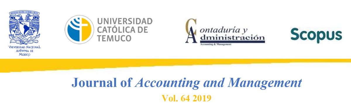 📣 CALL FOR PAPERS 📣 Journal of Accounting and Management (contaduría y administración) indexada, entre otros, en SCOPUS
 
Número especial: «GOBIERNO CORPORATIVO»
Toda la información: cef-ugr.org/2018/09/04/cal…
#EmpresFamiliar #Empresas #Investigación #CallforPapers #UNAM #research