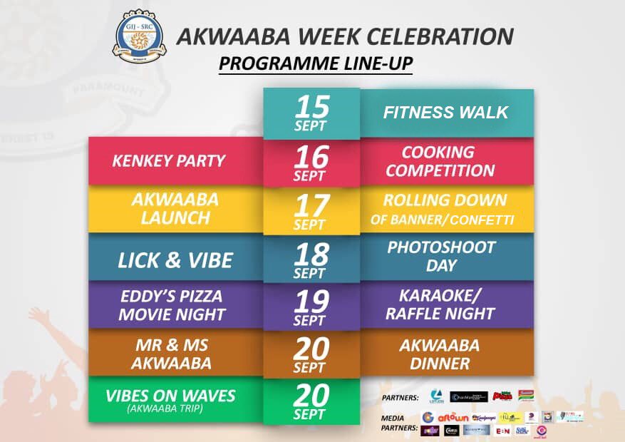 gij_events's tweet photo. *SEPTEMBER  IS  LOOKING GOOD ALREADY * 😎
With amazing 😆and thrilling 😂lined up activities for this year’s AKWAABA WEEK CELEBRATION.💥💥💥💥 

How perfect could your September be❓

#GIJSRCAkwaabaWeek18                     #WedeyVibe https://t.co/QUkIpbIsjc