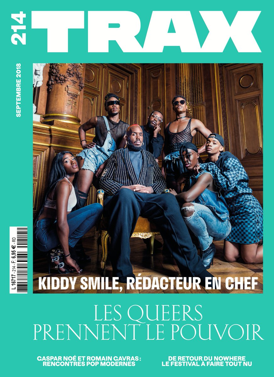 MagazineTrax's tweet photo. #TRAX214 Kiddy Smile rédacteur en chef, les Queers prennent le pouvoir ✊🌈
Maintenant en kiosque ! 

Commandez le votre 👉 https://t.co/xzevlI44XL
S'abonner 👉 https://t.co/uJdmnqCnHk

@Kiddysmile https://t.co/k9vVzUmQNk