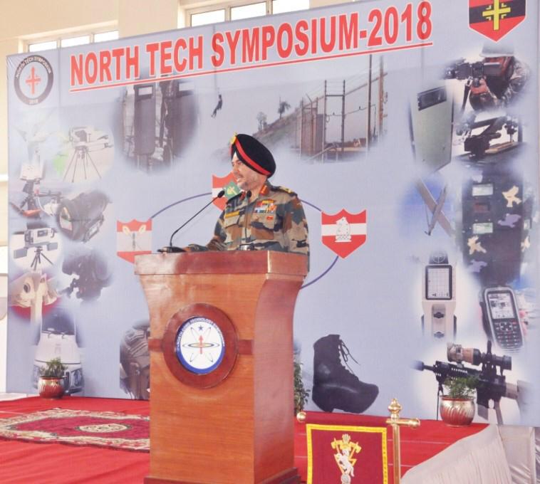 Lt Gen Ranbir Singh #ArmyCdrNC inaugurated 13th edition of annual #NorthTechSymposium; Enhancing combat potential through technology based solutions to meet operational challenges; strengthening Army-Industry partnership. @SpokespersonMoD @PIB_India @HQ_IDS_India