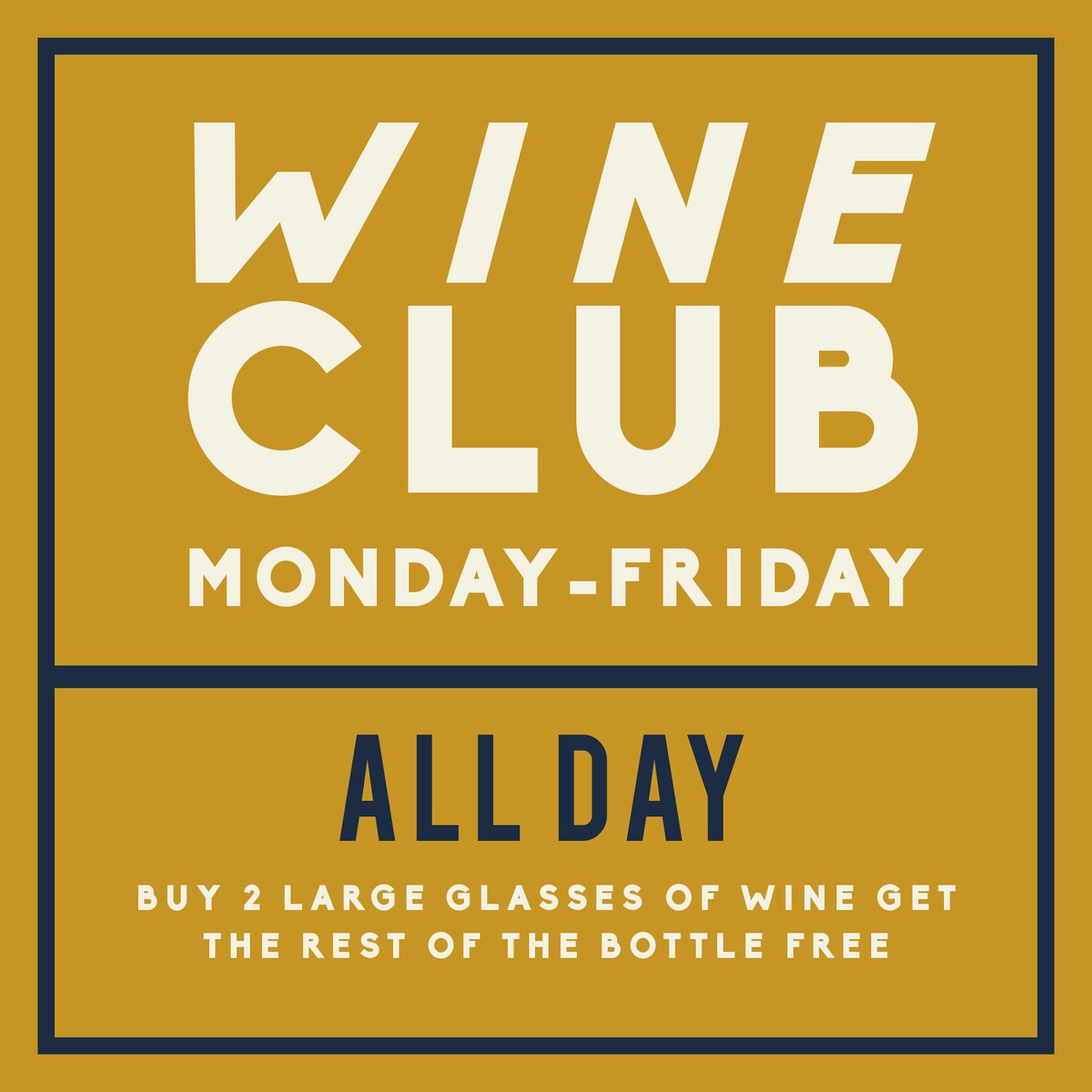 So not only will we be unveiling our brand new look this Thursday, we will also be launching some fantastic new offers including this one. buy 2 large glasses of wine and get the rest of the bottle free #leedswine #leedspubs #wineoffers #leedsbrewery #workinglunches