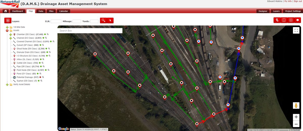 The <a href="/networkrail/">Network Rail</a> drainage asset management system (DAMS) is now live! All drainage assets can now be managed in 1 location. Assets, Conditions and Degradation. On site and in the office.