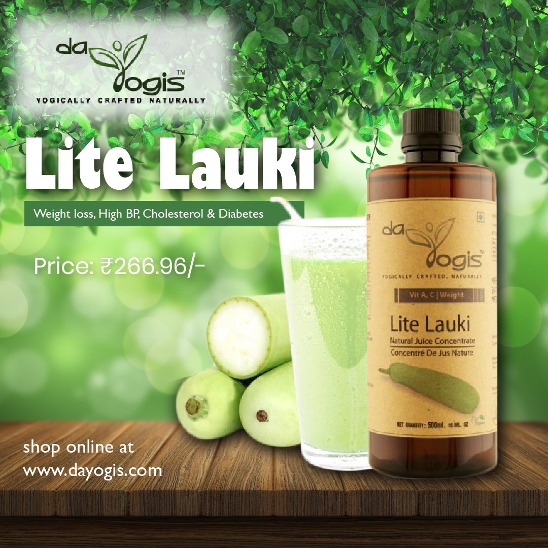 #BottleGourd contains 96% of water and it also has dietry fibre, vitamin B, C, potassium and iron in very high quantity. Buy here: bit.ly/2MrpAvq