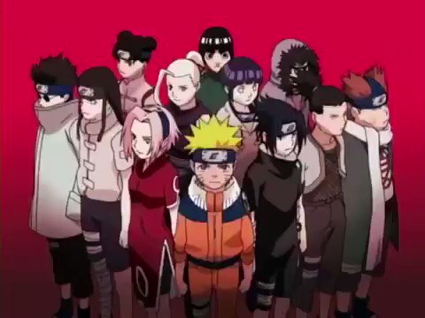 NARUTOでキバって初期から何となく嫌いだったんだけど、GO!!というオープニングのこの図だけで大好きになりました 