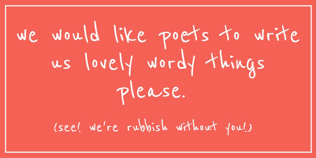 BWASHbooks's tweet photo. Do you have a friend who’s in to poetry? You do? Awesome! You should tell them about our poetry competition 🖋💌 #writersontwitter #writer #poetrycommunity #TuesdayThoughts https://t.co/fFBqJWESOM