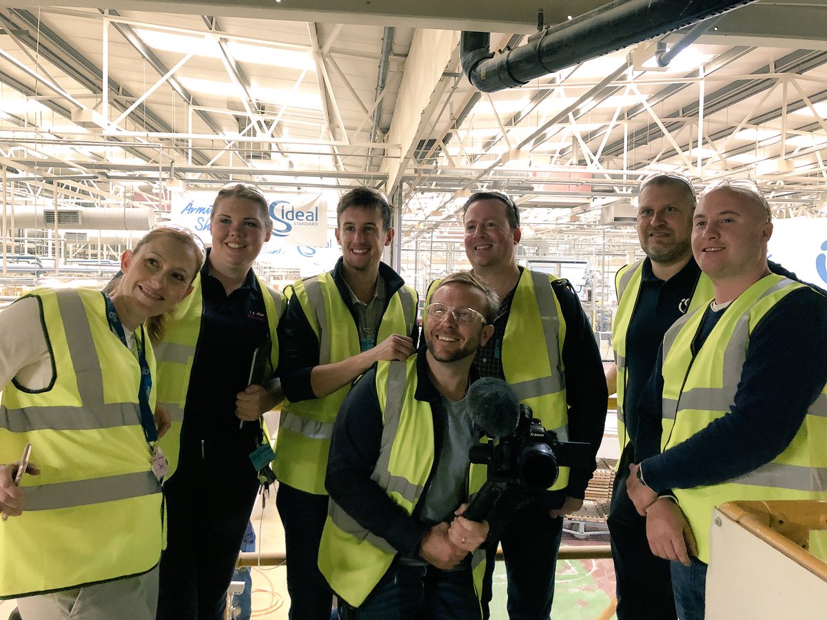 IdealStandardUK's tweet photo. And thatβs a wrap for the factory tour! Next stop... the Little Van of Big Ideas and the Big Turn On #InstallerInsight #JustBetterTaps
https://t.co/MQOEUD93uP https://t.co/TcXgHtnBaG