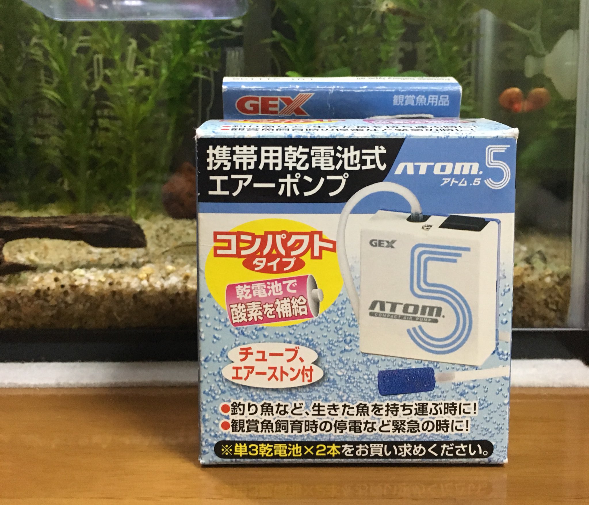 えびちゃん ヤマトヌマエビ愛好家 停電している水槽へ酸素が送れなくなった場合 さんそを出す石 を使いたくなりますが 甲殻類 エビ カニ 海水魚 古代魚 ナマズ類には使用しないで下さい アルカリ性に水質が傾き 体調を悪化させる恐れが