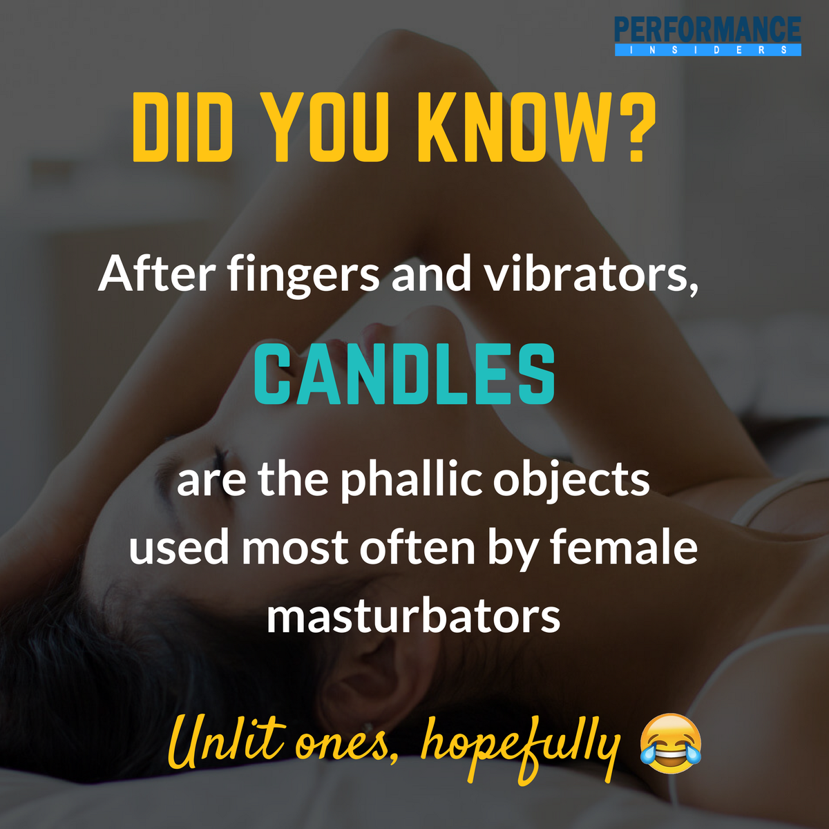 PerformInsiders's tweet photo. Unlit ones hopefully!
#AtoZMensHealth #SexHealth https://t.co/zJK7cc7VlJ