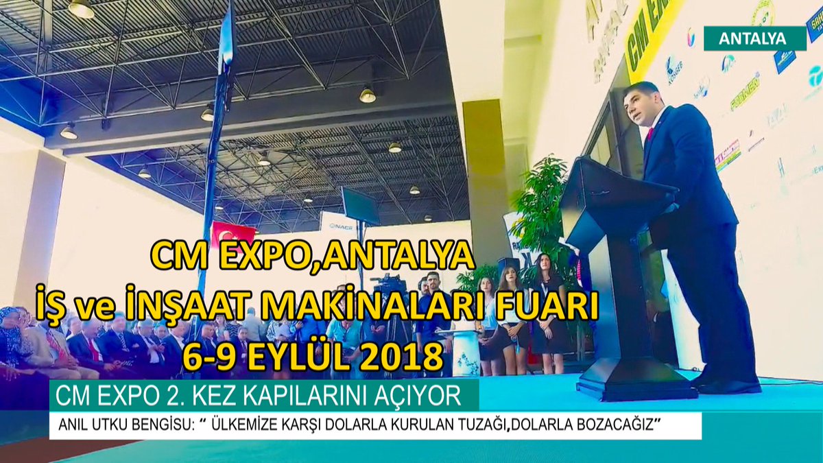 antdailynews's tweet photo. CM EXPO 2. KEZ ANTALYA'DA KAPILARINI AÇIYOR | Antalya Daily News https://t.co/kHbFBKZpnt https://t.co/YSiamAQERE
