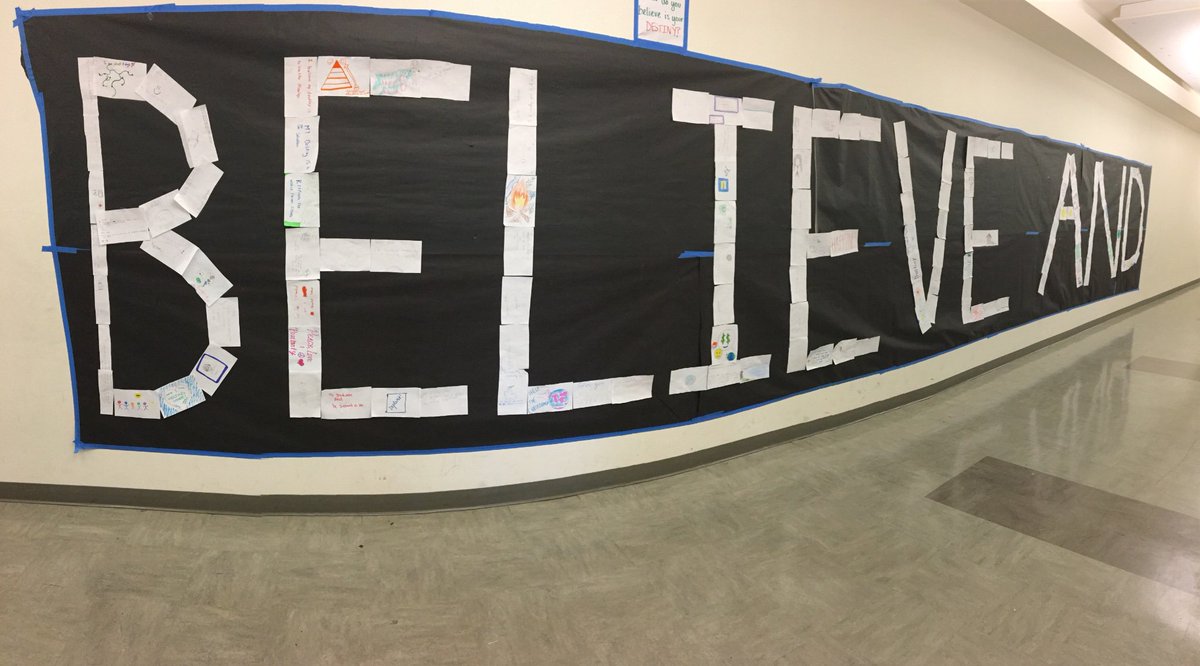 KnowOrNoHistory's tweet photo. Our mantra for this school year! @Wilsonhsdcps  #BwingIsForBelievers https://t.co/rp6K96rtKr