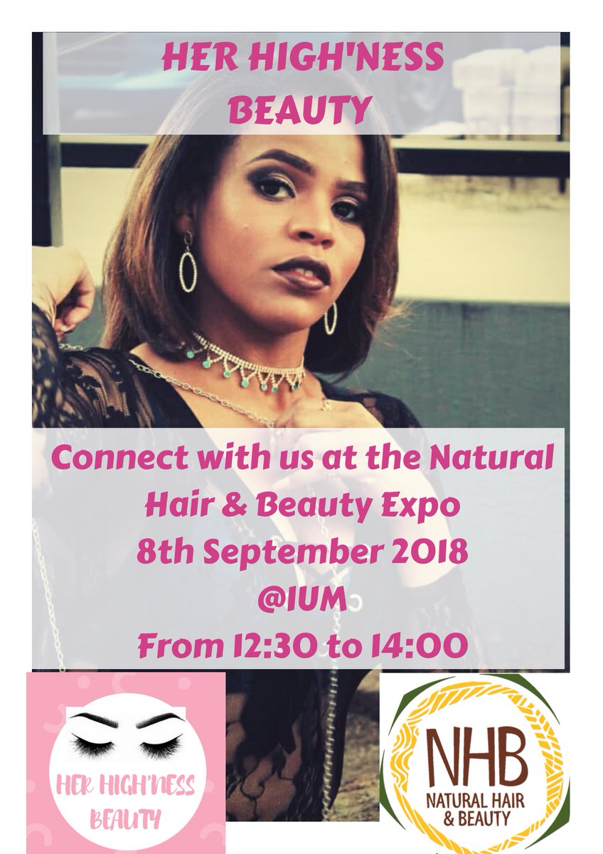 NhbeNamibia's tweet photo. Meet Our Vendors For The Expo! 
Her High'Ness Beauty  🇳🇦  

The Natural Hair &amp; Beauty Expo, September 8th 2018 😊 
#NHBE2018 https://t.co/A01zJpU3gO